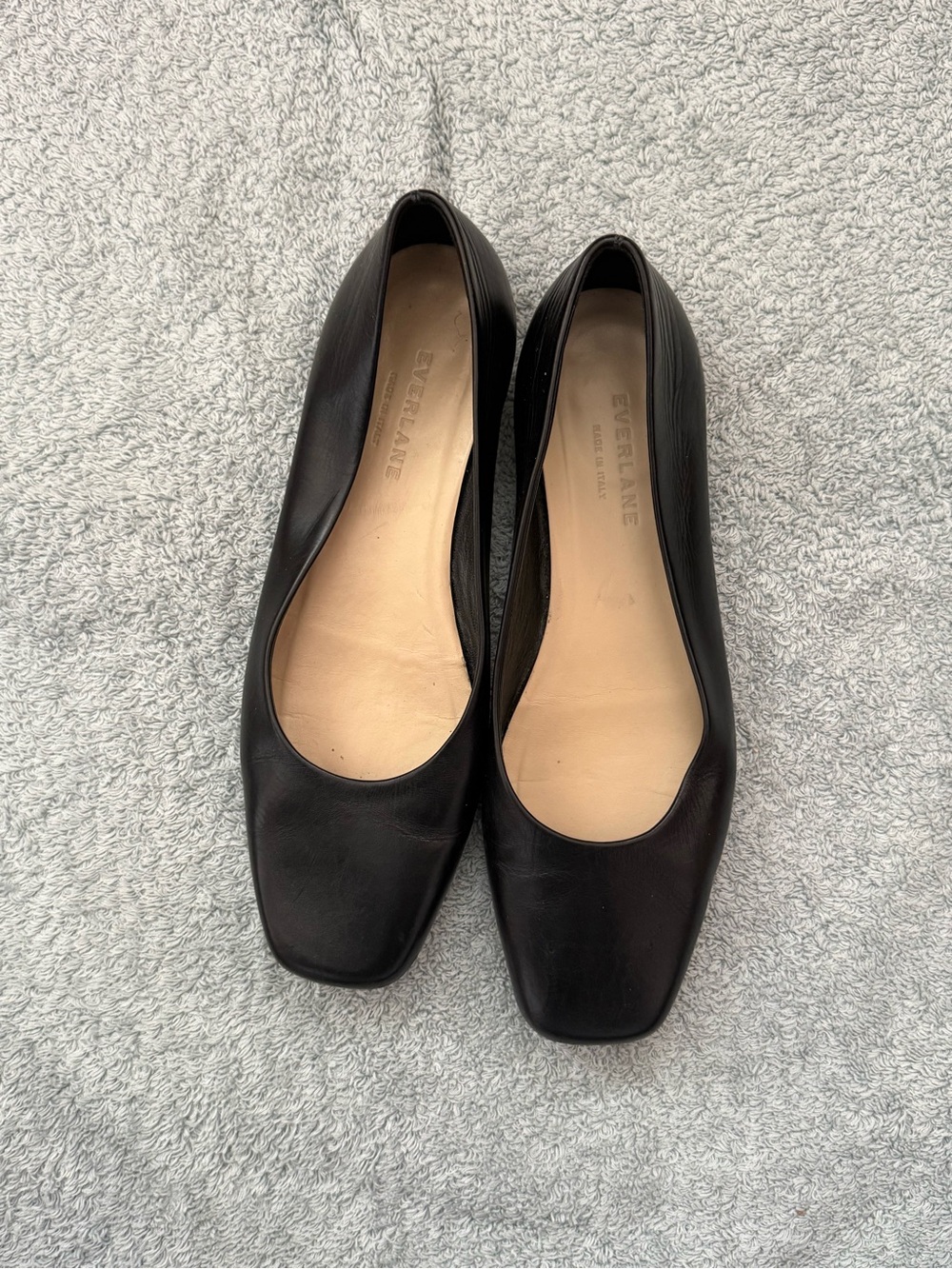 Everlane Black 90’s Flats Size 7.5